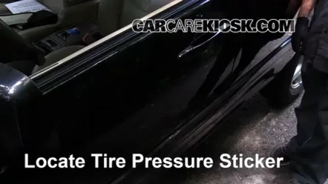 2003 Lexus RX300 3.0L V6 Neumáticos y ruedas Controlar presión de neumáticos